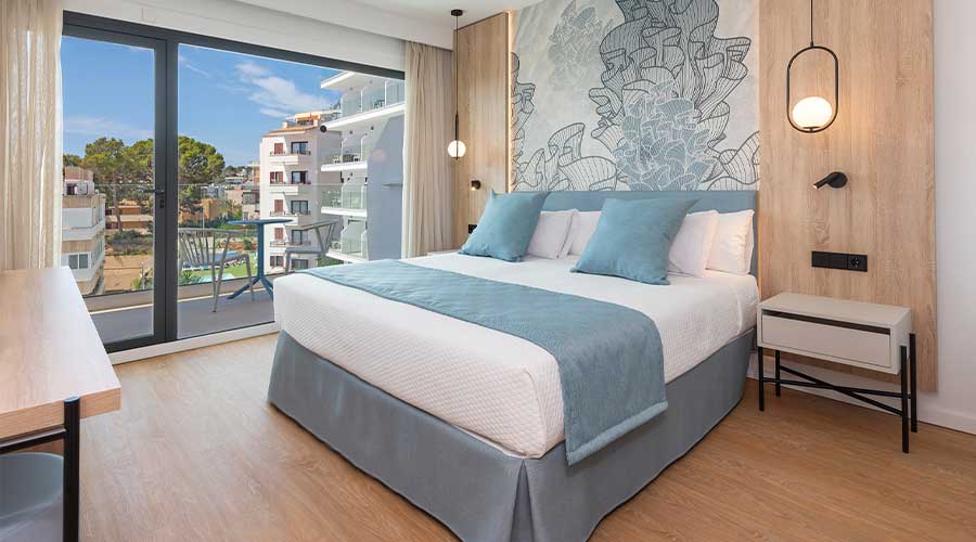 Doppelzimmer mit seitlichem Meerblick hotel palia tropico playa